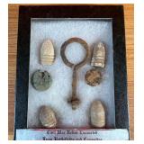 Dug Civil War Relics; Round, Minie Balls, & More
