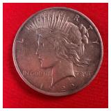 1922 Peace 90% Silver $1 Dollar Coin