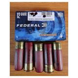 5 Rounds of Federal 12 Ga 2.75' 00 Buck Shells