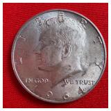 1964 Kennedy 90% Silver Half Dollar
