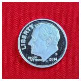 2004-S Roosevelt 90% Silver Proof Dime