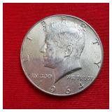 1964 Kennedy 90% Silver Half Dollar
