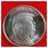 45th President Donald J Trump 1oz .999 Silver Coin