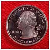 2005-S Washington 90% Silver Proof State Quarter