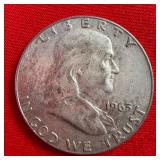 1963 Franklin 90% Silver Half Dollar