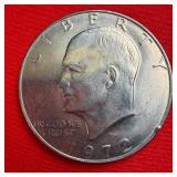 1972 Eisenhower 'Ike' $1 Dollar Coin