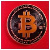 1 Oz Bitcoin .999 Copper Round