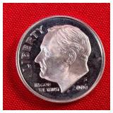2006-S Roosevelt 90% Silver Proof Dime