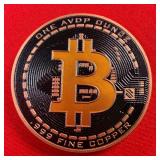 1 Oz Bitcoin .999 Copper Round