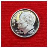 2005-S Roosevelt 90% Silver Proof Dime