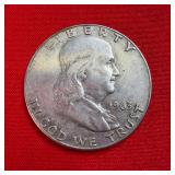 1963 Franklin 90% Silver Half Dollar