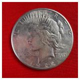 1922 Peace 90% Silver $1 Dollar Coin