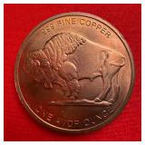 1 oz. Liberty .999 Fine Copper Coin