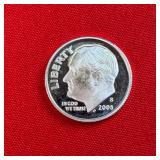 2008-S Roosevelt 90% Silver Proof Dime