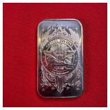 1 oz. Copper .999 Fine Copper Ingot