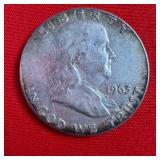 1963 Franklin 90% Silver Half Dollar