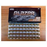 50 Rounds of Blazer .380 ACP Ammo