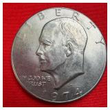 1974 Eisenhower 'Ike' $1 Dollar Coin