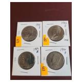 KENNEDY Half Dollars 1994D UNC,1998D,1989P, 1994P