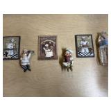 5pc CHEF PLAQUES & SHELF SETTERS DECOR