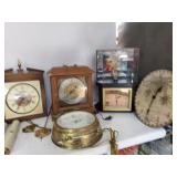 5 clocks 2 German untested, Vtg Sessions runs,