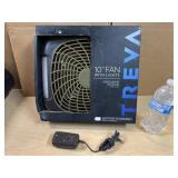 10in CAMPING FAN w/Lights - WORKS