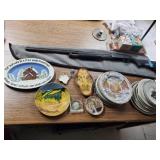 27pc VTG Collectible Ceramic Souvenir CAVE Plates