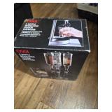 Br new 3 bottle revolving liquor dispenser