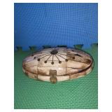 VTG CAMEL BONE TRINKET JEWELRY BOX