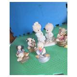 One precious moment & 4 music miniature box