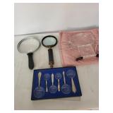 Collection of magnifying glasses