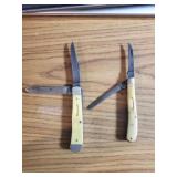 2pc Lot - 3' CASE XX Folding Pocket Knives