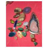 Collection of identified assorted misc rocks/