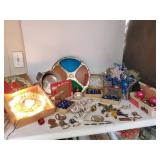 Vintage Xmas ornaments & Imperial 4 color wheel