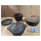 4pc CAST IRON COOKWARE ASSORTMENT