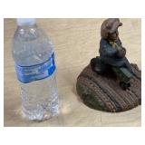TOM CLARK Statue Flora Riding Green Tractor 1986