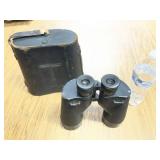 VTG 1940 WW2 U.S. NAVY BU. Ships Binoculars w/Case