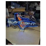 Texas bud light neon signed