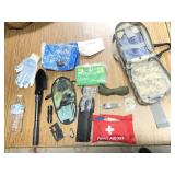 TACTICAL MOLLE SURVIVAL BAG with First Aid Kit