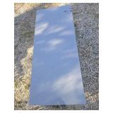 Vintage wood trunk gray 18wx 14h