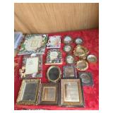 Group of  different sizes  of  picture  frames