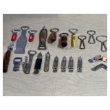 21pc Collection of BEER-SODA BOTTLE OPENERS