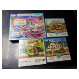 4 1000 Piece puzzles