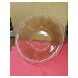 INDONESIA PINK DEPRESSION GLASS SALAD BOWL GRAPE