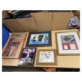 5pc LEGENDARY SPORTS MEMORBILIA Wall Art