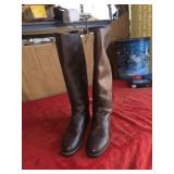 Brown west boot size 9