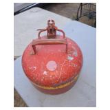 Metal  gas tank