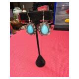 Turquoise dangle earrings