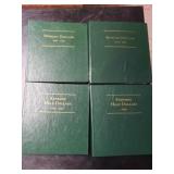 4 LITTLETON Books Kennedy Half Dollar Collection