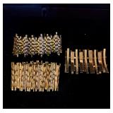 Lot of 3 chunky, elegant bracelets